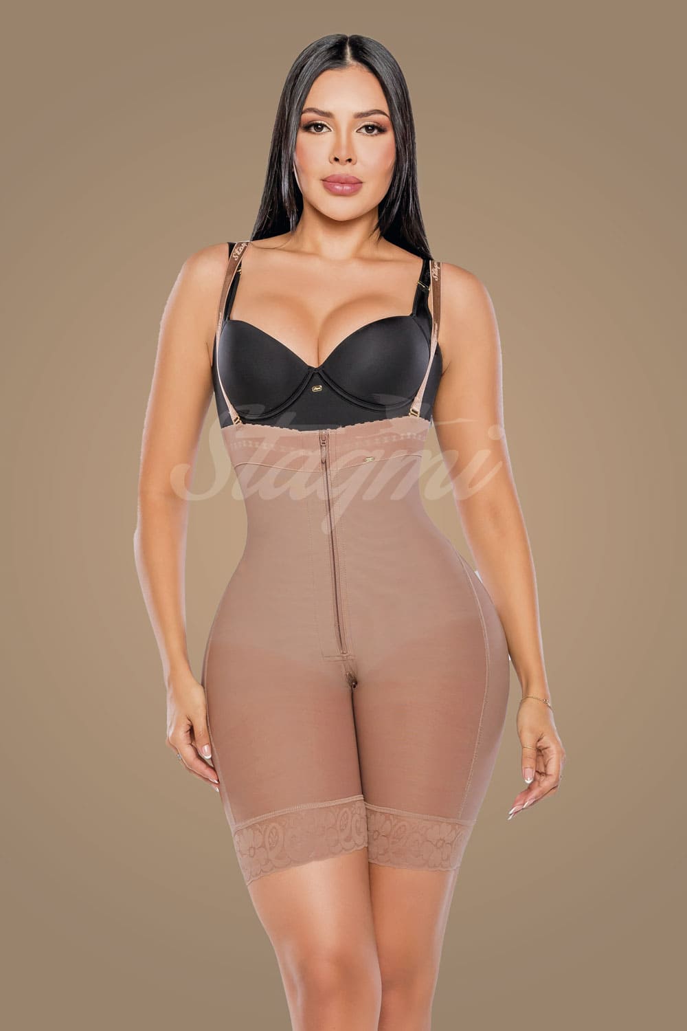 Faja estraple invisible cocoa , no se dobla ideal para uso diario y fajas para vestidos